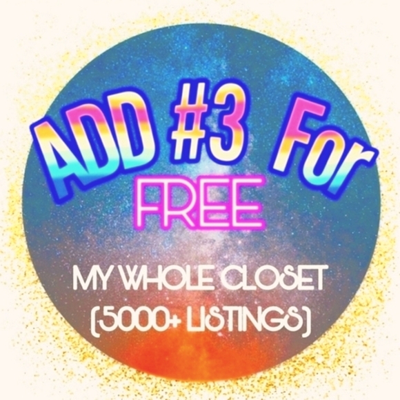 Yep! 3rd item always FREE ✨️✨️ OVER 5000 LISTINGS! BUNDLE FOR YOUR BEST price - Picture 1 of 3